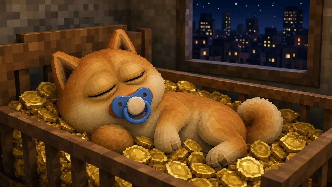Crib of coins